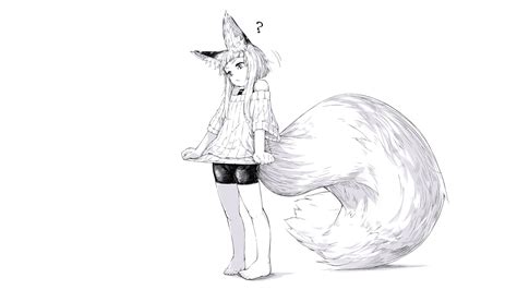 Anime Wolf Ears And Tail Drawing How To Draw An Anime