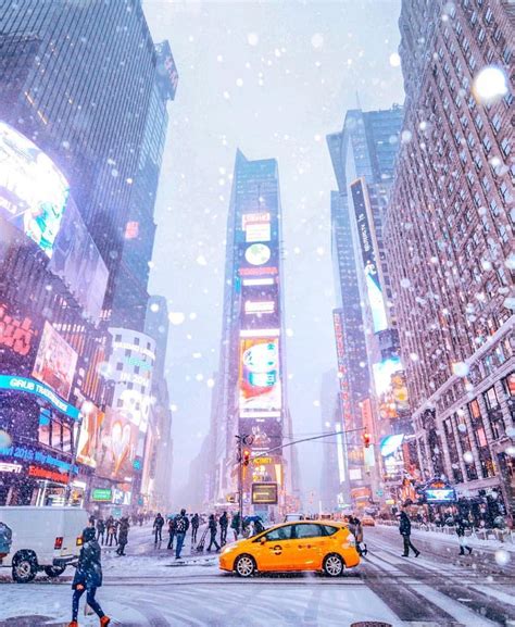 Times Square Snow Wallpapers Top Free Times Square Snow Backgrounds