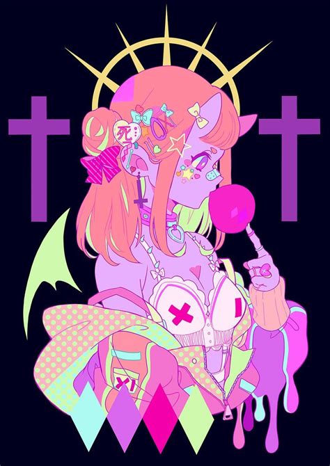 Free Accel Pls On Twitter Pastel Goth Art Anime Art