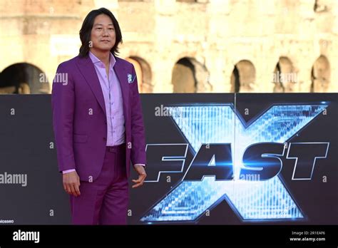 Sung Kang Bei Der Premiere Des Kinofilms Fast X Am Kolosseum Rom 12