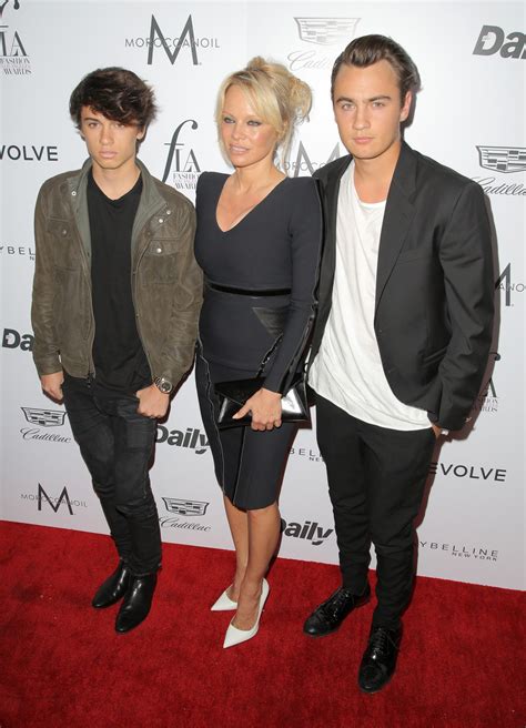 Pamela Anderson S Cutest Photos With Sons Brandon And Dylan