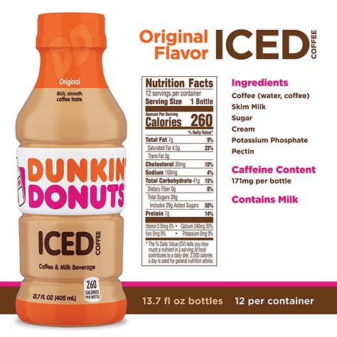 The Calorie Content Of Dunkin Donuts Flavored Coffees TheCommonsCafe