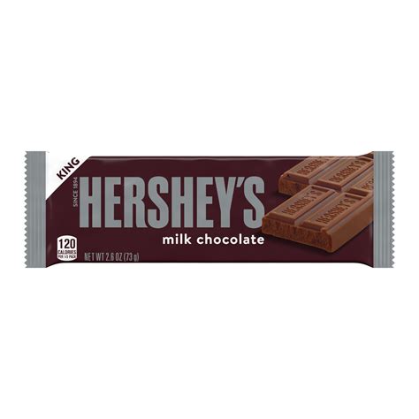 Hersheys Milk Chocolate King Size Candy Individually Wrapped 26 Oz