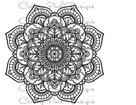 Download Mandala 001 SVG / JPEG / PNG /pdf / use with Silhouette