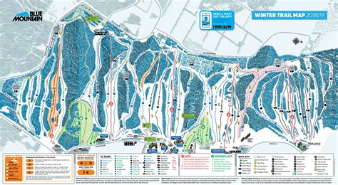 Blue Mountain Ski Resort Piste Maps
