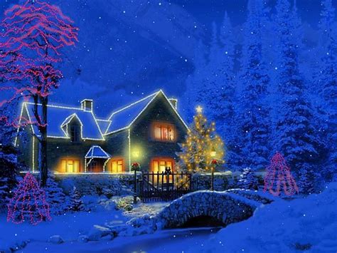 50 3d Animated Christmas Wallpapers