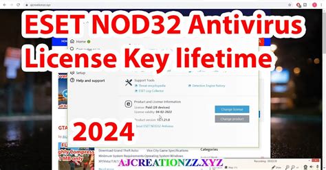 Eset Nod32 Antivirus 13121 0 License Key 2024 Updated