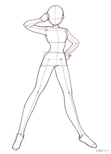 Anime Body Templates For Drawing At Getdrawings Free Download