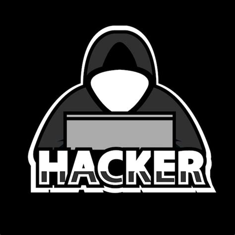 Premium Vector Icon Of A Hacker In The Hood At The Computer Vector