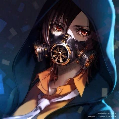 Anime Chicas Máscaras De Anti Gas Terror Amino
