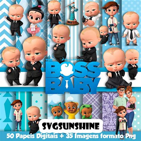 Boss Baby Digital Paper Boss Baby Png Pack Free Boss Baby Clipart