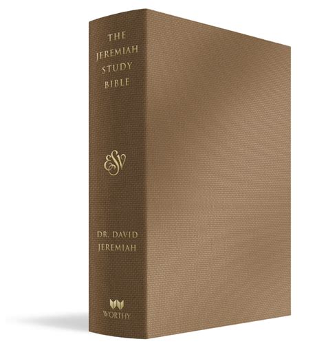 The Jeremiah Study Bible Esv Bronze Leatherluxe By Dr David