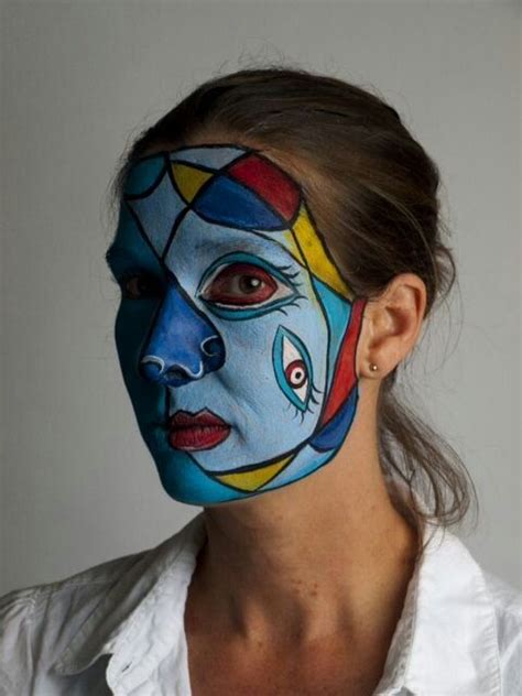 Picasso Face Painting Halloween Distinct Blogs Photogallery