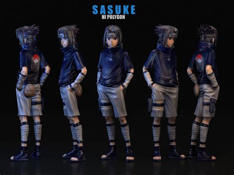 Sasuke Naruto Character 3d Model Cgtrader