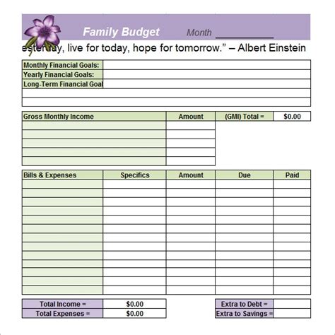 11 Sample Budget Templates in Excel | Sample Templates