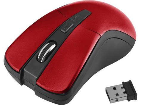 Insten 2018516 Red Rf Wireless Optical Mouse