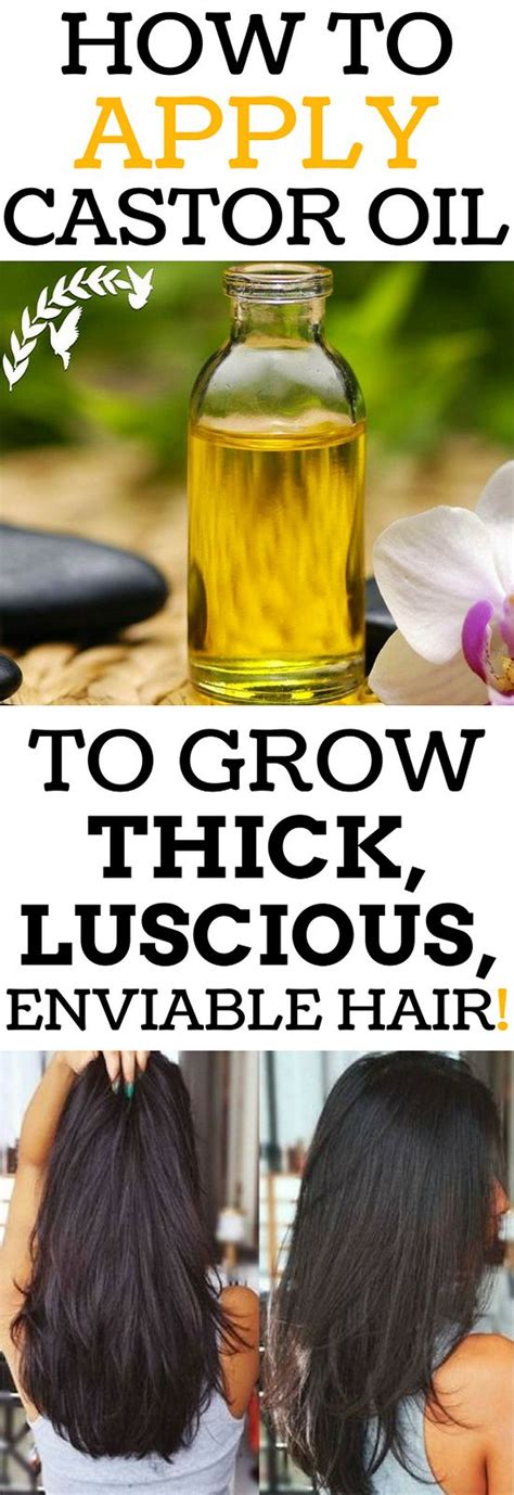 This essential oil can help stimulate the hair follicles to grow new hair and slow down hair loss. Apply Castor Oil This Way To Grow Thick, Luscious ...