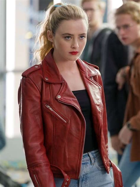 Kathryn Newton Freaky Millie Red Leather Jacket New American Jackets