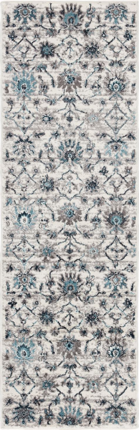 Jaipur Living Valen Colburn Val12 Whiteteal Area Rug Incredible Rugs