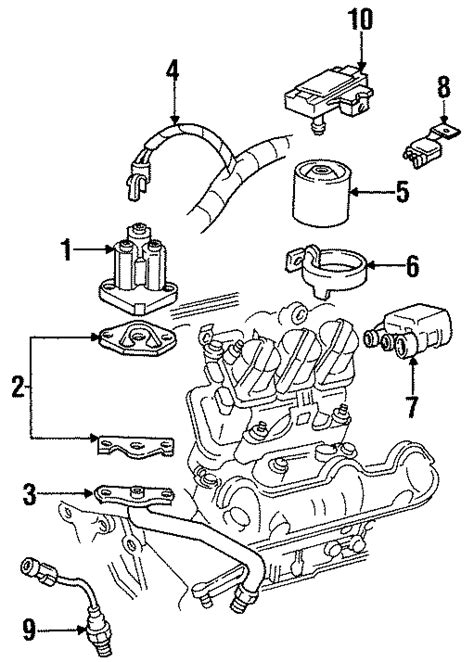Oldsmobile Cutlass Supreme Egr Valve Gasket Exhaust Gas Recirculation 10130970 Gm Parts