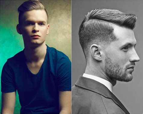 Long on the sides, medium long in the front, and short in the sides. The Fade Haircut