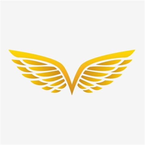 Golden Wing Logo Gold Clipart Creative Gold Png And Vector With