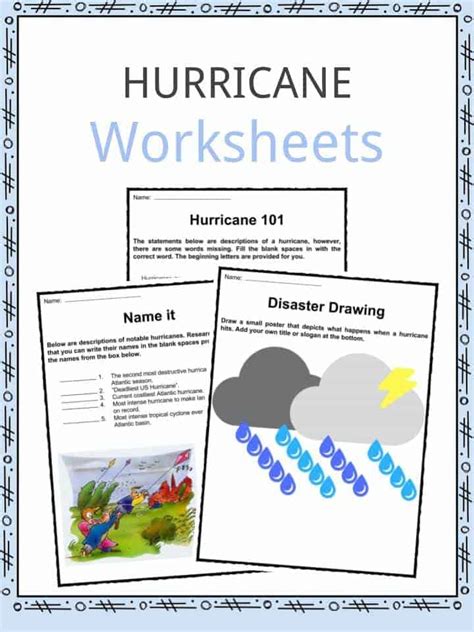 Hurricanes activities & hurricane reading comprehension passages and questions. Science Worksheets and Activities for Kids | KidsKonnect