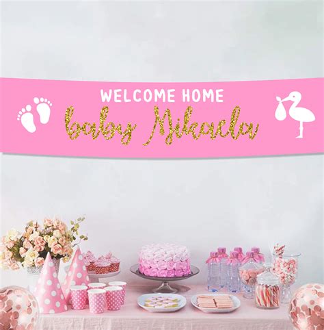 Welcome Home Baby Banner Customize Nation