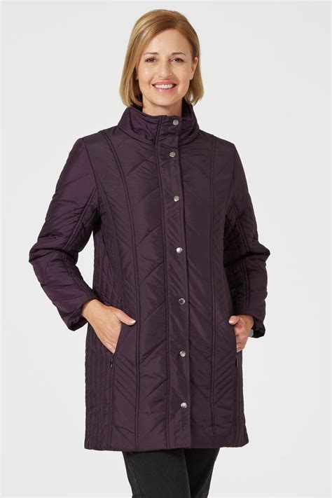 Jackets Coats Blackcurrant Long Line Coat Tigi