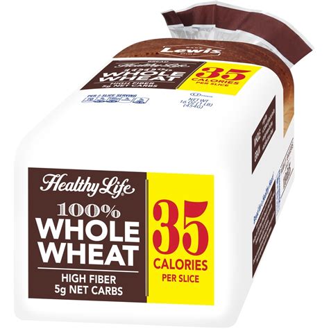 Healthy Life Healthy Life Whole Wheat High Fiber Whole Grain Bread