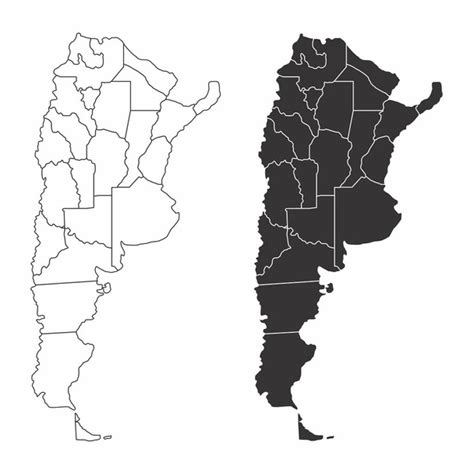 Descarga El Mapa Vectorial De Argentina Y Sus Provincias Mapa De My