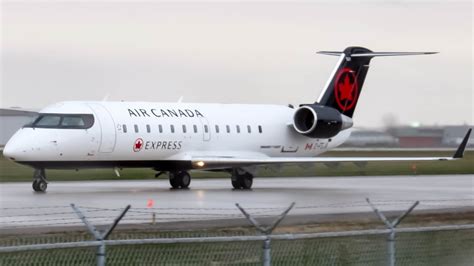 Air Canada Express New Livery Crj 200 Crj2 Landing And Departing