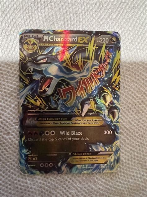 Mavin Pokemon Card Mega Charzard Ex X