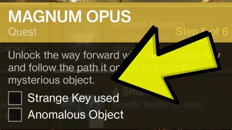Strange Key Used Anomalous Object Unlock The Way Forward With The