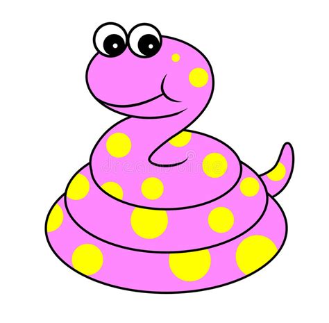 However, drawing small details might be needed in some cases. Cute Snake Cartoon Illustration Stock Vector - Illustration of tale, clip: 42842356