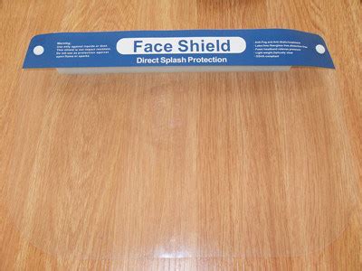 Die gesichtsvisiere bedecken auch stirn und kinn. China Wegwerfbares Medical Face Shield für Infection ...