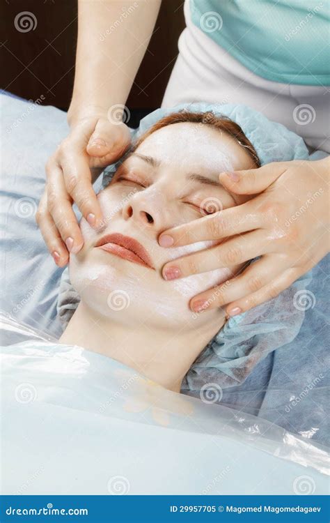 Face Massage Stock Image Image Of Room Salon Massagist 29957705
