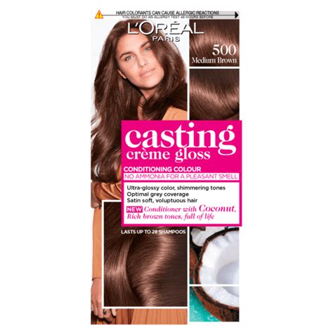Buy L Oreal Paris Casting Creme Gloss 500 Medium Brown Hair Dye 1 Kit