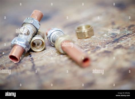 Brass And Copper Pipes Hi Res Stock Photography And Images Alamy