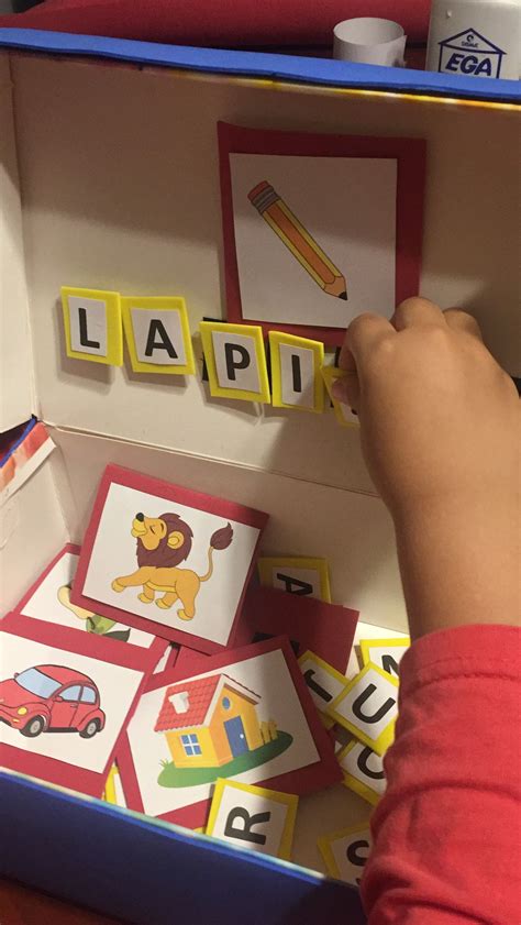✅ juegos educativos para niños y niñas de tres años. Caja para formar palabras | Juegos de silabas, Actividades didacticas para niños, Actividades de ...