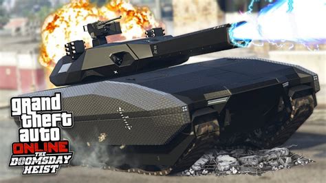 Gta 5 Doomsday Heist Futuristic Tank W Railgun Cannon Gta 5
