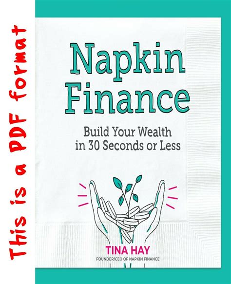 Napkin Finance Blueprint Your Wealth In 30 Seconds Or Much Less Pdf