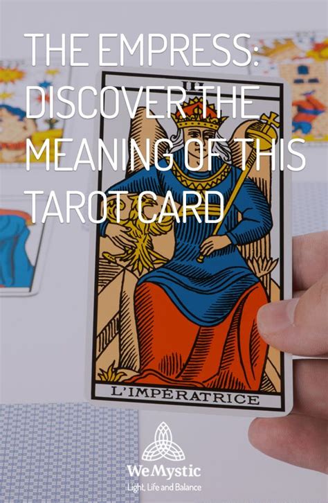 Check spelling or type a new query. The Empress: discover the meaning of this Tarot card | Tarot, The empress, Cards