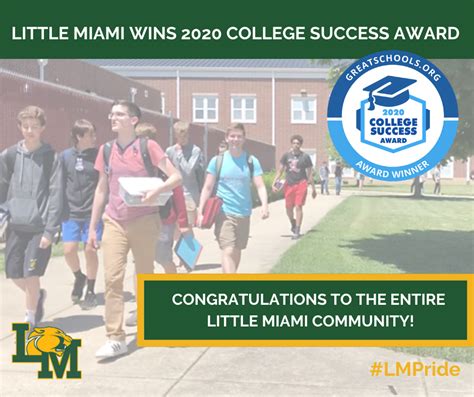 Little Miami High School Wins 2020 College Success Award