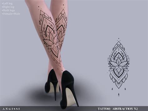 The Sims Resource Tattoo Abstraction N2