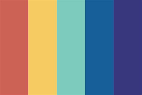 Muted Rainbow 42 Color Palette