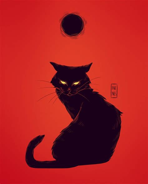 Resentment By Inknes On Deviantart Black Cat Drawing Black Cat Art