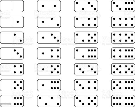 Domino Set Stock Illustration - Download Image Now - iStock