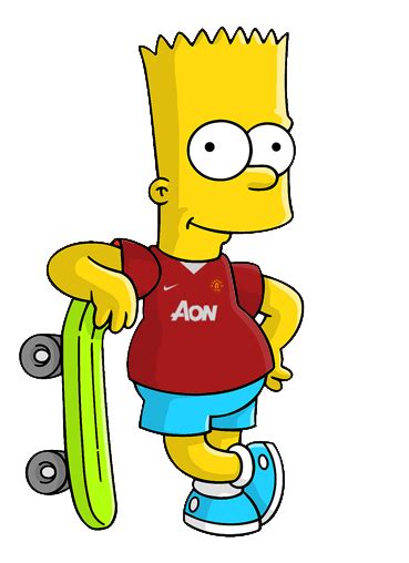 Foros De Bart Simpson Con Camisetas De Fútbol By