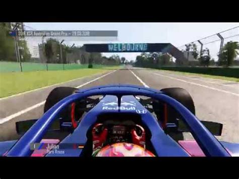 Assetto Corsa F1 2018 Liga Lauf 1 Australien GP POLE LAP YouTube